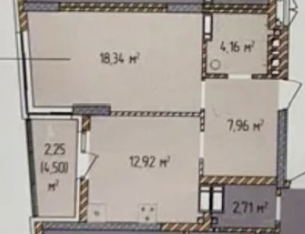 Продам  1кім квартиру 47м2/ ЖК Крона 2/ Бровары - изображение 8