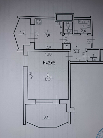 Продам Свою 1-кімн.кв. (43 кв.м) в 16-ти поверх.буд. 11/16, Сувор. р-н Корсунці - зображення 1