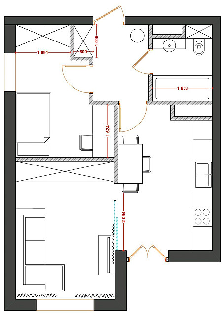Продам 1-2 комнатную квартиру. Коцюбинское, Доковская, 10 Коцюбинское - изображение 1