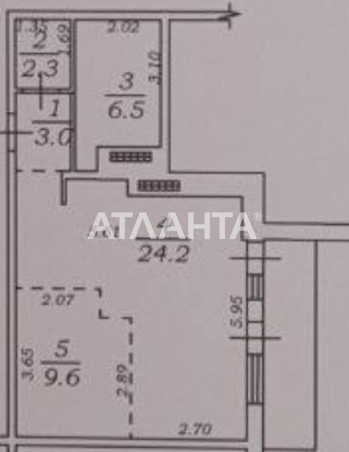 Продается просторная видовая 1-комнатная кв-ра 47 м, Вернисаж! Срочно! Одеса - зображення 3