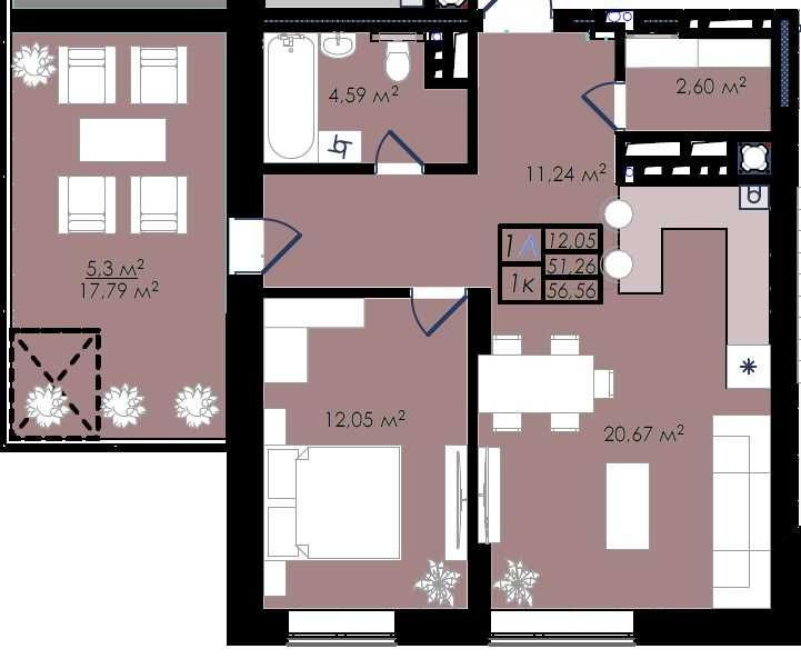 Продаж 2-кім квартири з терасою по вул Стрийській від забудовника Львів - зображення 5