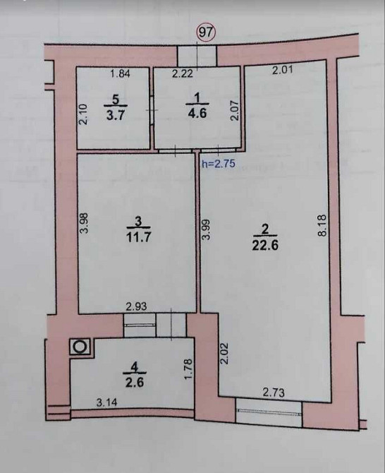 1к, Виставка, Рауш найдешевша пропозиція в цьому ЖК ID38336 Хмельницкий - изображение 8