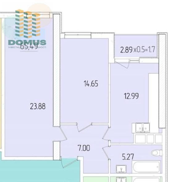 Вид на Ипподром! Продам 2 комн 60 Жемчужина. Краснова/Кадор Одеса - зображення 3