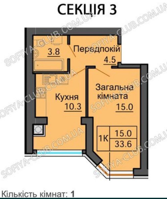 37500$‼️ найнижча ціна 1кім ЖК Софія Клубний Софиевская Борщаговка - изображение 1