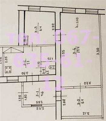 Продам 2к центр города рядом Озерка базар Днепр - изображение 1