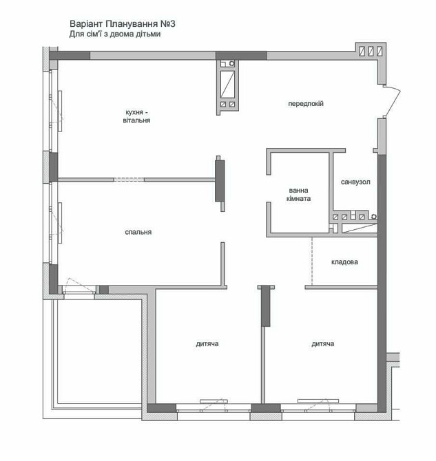 Продаж 3-к квартири 85м2 з терасою ЖК "KRONA PARK II" Бровари - зображення 5