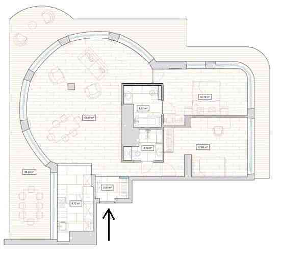 Пентхаус 121 м2 з барбекю-зоною на власній терасі, 52 Перлина Печерськ Киев