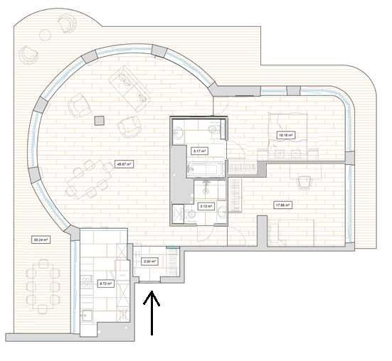 Пентхаус 121 м2 з барбекю-зоною на власній терасі, 52 Перлина Печерськ Киев - изображение 2