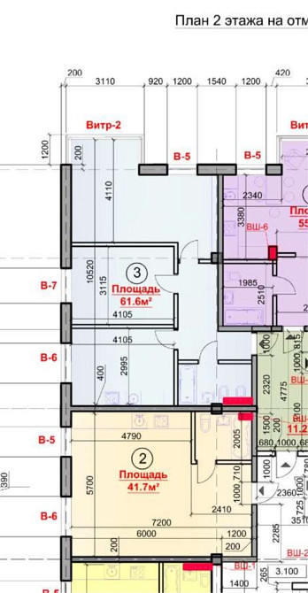 Квартира клубный дом 60,5 м2 гагарина ул генерала пушкина паркинг лифт Днепр - изображение 2