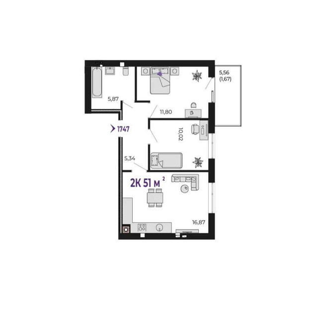 Компактна 2кім в ЖК Долішній супер ціна Крихівці - зображення 2