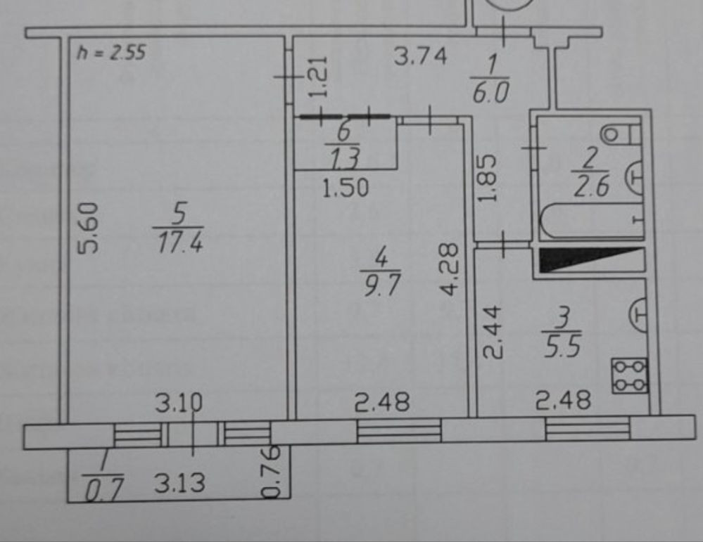 Продаж двохкімнатної квартири  в самому Центрі ( Вал) Чернигов - изображение 2
