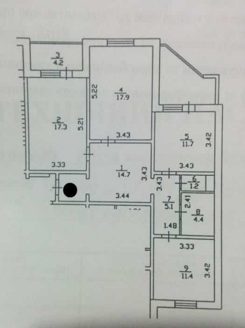 3-кімнатна, Райдужний масив, затишне місце Киев - изображение 2
