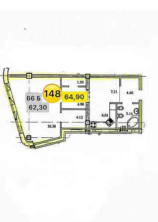 Квартира/Офис ЖК ПАРИЖ Французский бульвар ! Море, Центр, СВЕТ по 2грн Одеса