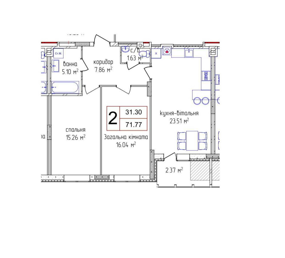 продаж квартир від Власника Хмельницкий - изображение 2