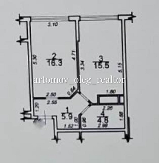 New‼️Однушка,43м2,ремонт‼️Жк 34 Жемчужина/Кадор,Бассейная 6А,ЦЕНТР‼️ Одеса - зображення 7