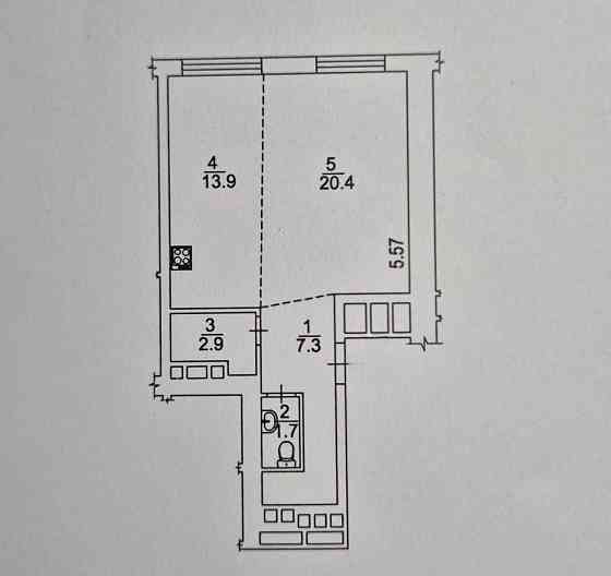 Дворівнева квартира з терасою в ЖК Seven, Дніпровська набережна Київ
