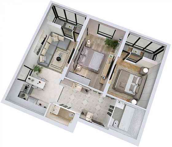 Актуальний продаж 2-кімнатної квартири в ЖК "Бетховен" Львів