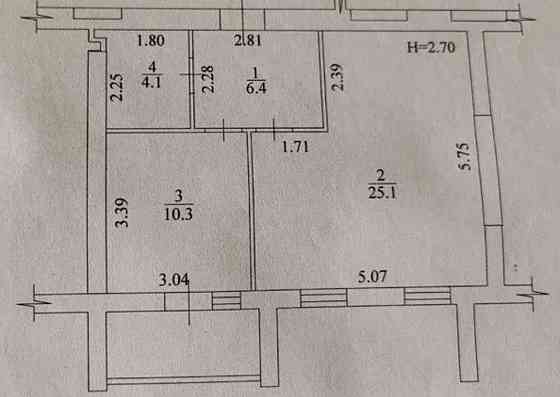 ЖК Мира-3, ДОКУМЕНТЫ, ОТОПЛЕНИЕ!!! 48м2 Продам 1 комнатную квартиру VW Харків