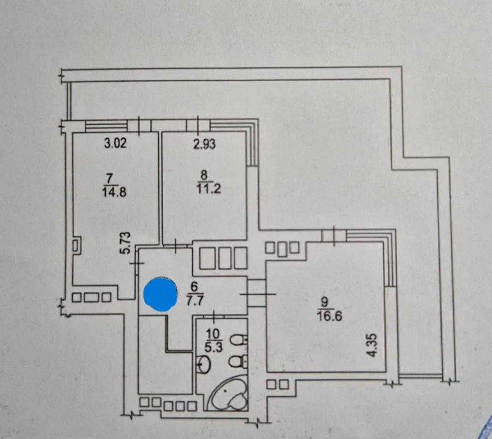 Продаж 3-кімнатної квартири з панорамним видом у ЖК Seven Київ - зображення 3