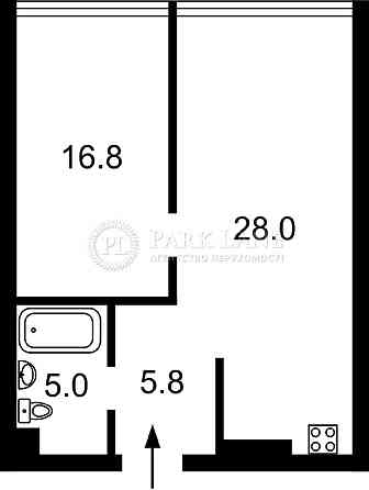 Продаж  1к. квартири на ЧУДОВІЙ ЛОКАЦІЇ  в ЖК " Edelweiss House" Київ
