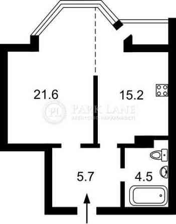 1к, Волинська 9а, стильна квартира з ремонтом, меблями та технікою Киев