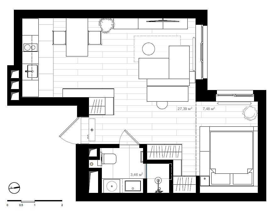 Оренда дизайнерської квартири в ЖК «Seven» Киев - изображение 5