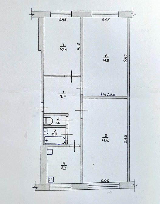 3-х кімнатна квартира Верхня Польова  р-н 30 школи кімнатна окремі Житомир - изображение 8