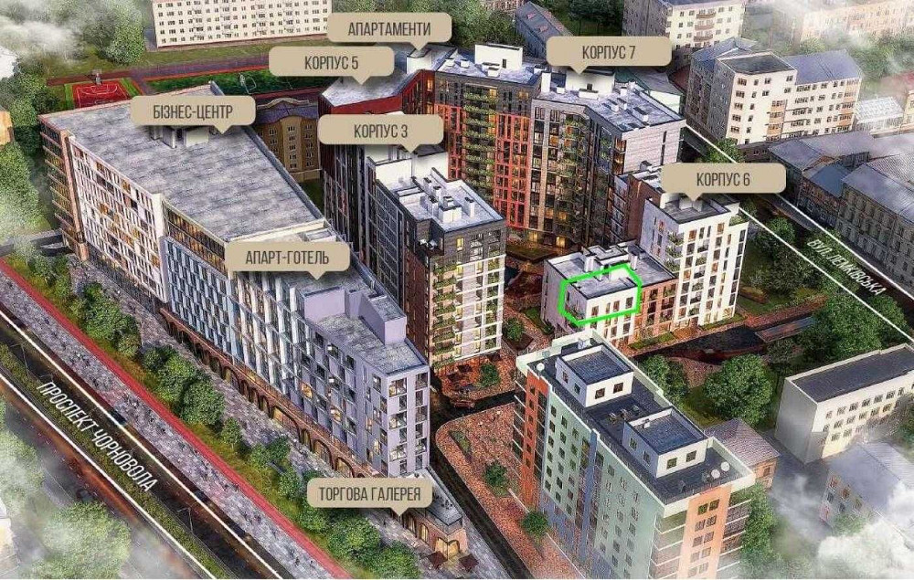 Актуальний продаж 2к квартири в ЖК Milltown на вулиці Лемківській 9 Львів - зображення 3