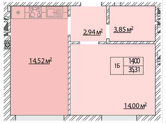 НАЙДЕШЕВША 1-кімнатна в ЖК Молодість! Ирпень