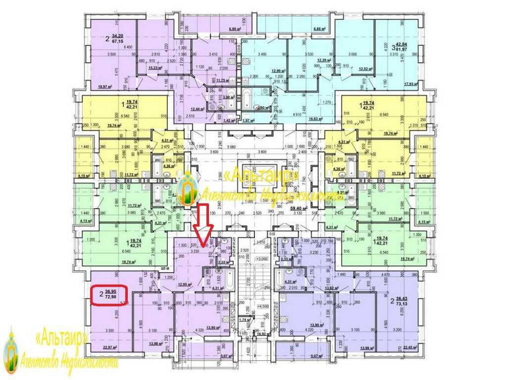 Продам 2к ,S 74м в новострое ЖК Мира.ХТЗ.Документи.Q Харьков - изображение 3