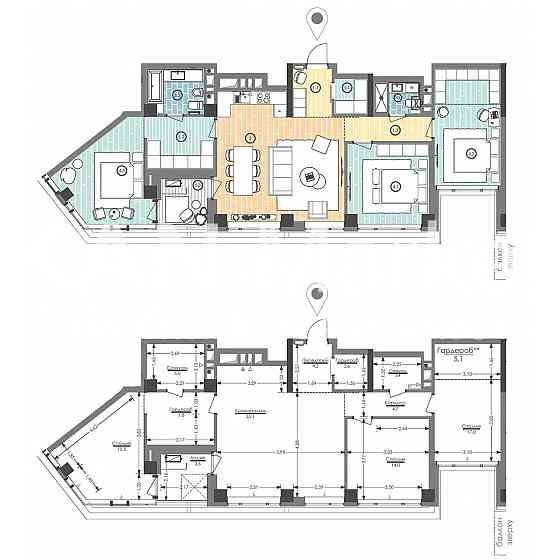 ПРОДАЖ 110,1 м2, 3-кімн квартира, ЖК UNIT.Home Юніт Хоум! БЕЗ КОМІСІЇ Київ