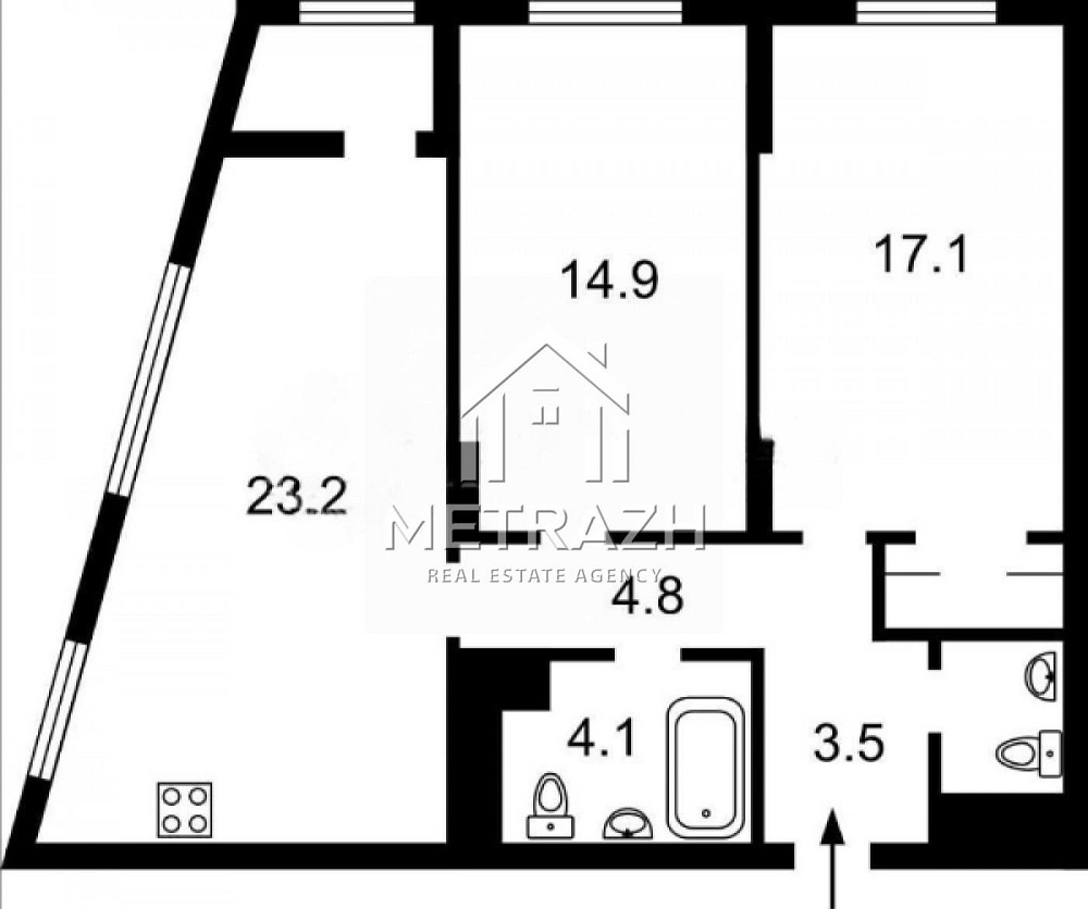 ТОП розташування! 2к квартира 71м2 ЖК Метрополіс Київ - зображення 8