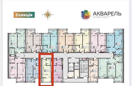 Продам студию на Таирова, новый сданныйдом, состояние от строителей Одеса