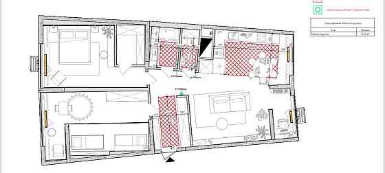 ЖК "32 Жемчужина",104 метра, 3 комнаты, прямой вид моря. Одеса
