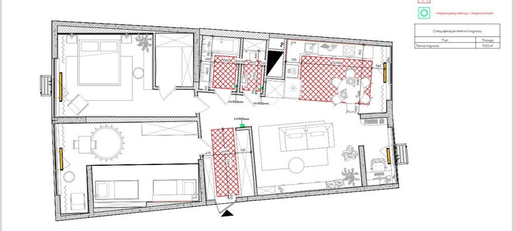 ЖК "32 Жемчужина",104 метра, 3 комнаты, прямой вид моря. Одеса - зображення 5