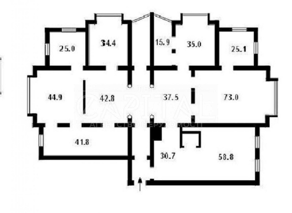 Продажа Кв.500м2/ул.Паторжинського/Центр/Шевченковский р-н/Торг Київ - зображення 2