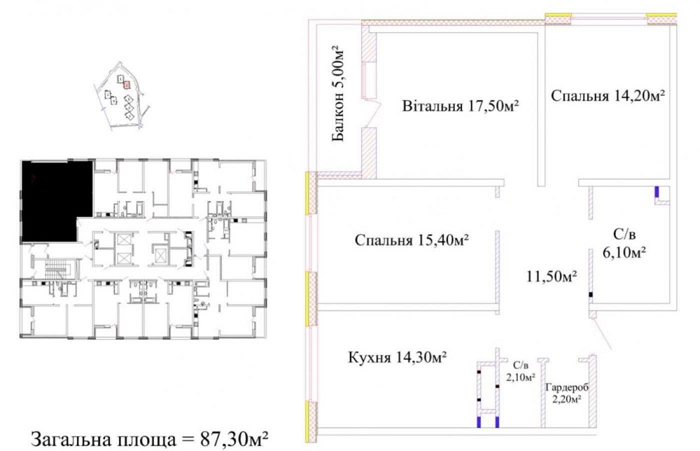 Продається видовa 3 кімнатна квартира в ЖК Альтаїр 3
2 секція Одеса - зображення 4