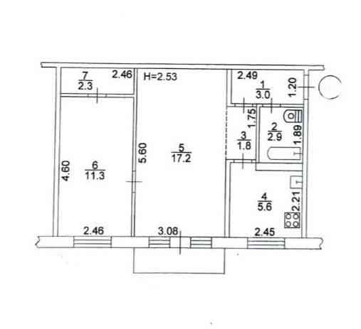 Продам 2 комнатную квартиру, Новые Дома, єВідновлення Харьков