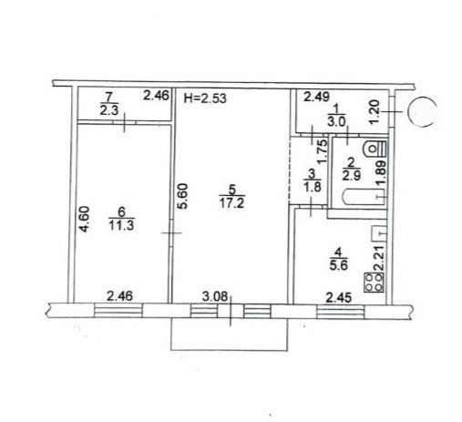 Продам 2 комнатную квартиру, Новые Дома, єВідновлення Харків - зображення 5