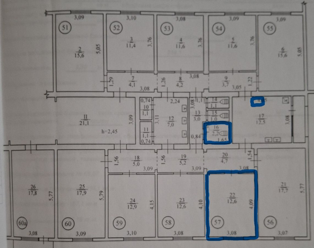 Кімната в гуртожитку. Черкассы - изображение 5