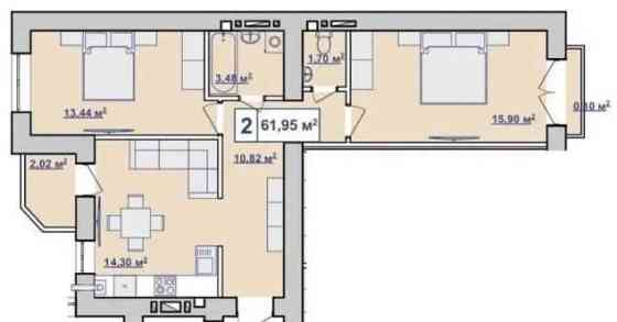 Продається 2к квартира в готовому будинку/ТОП ЦІНА $597 за м. кв. Ивано-Франковск