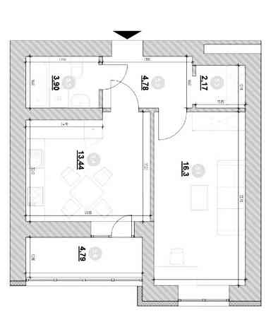 Продаж 1-к квартири з кухнею-студією ЖК «Шенген», вул. Залізнична Львів
