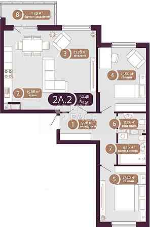 2-3к 85 м2 СУПЕРЦІНА Голосіївський Васильківська Деміївська West House Київ