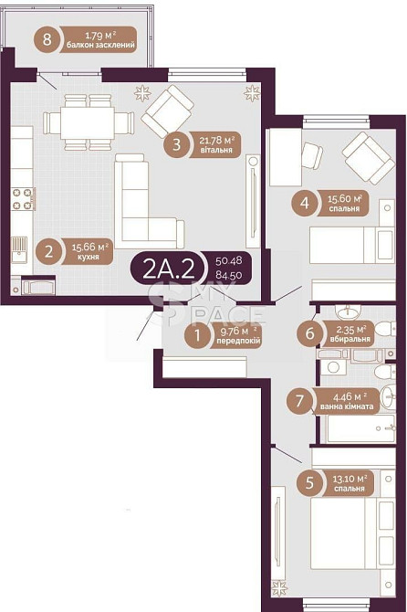 2-3к 85 м2 СУПЕРЦІНА Голосіївський Васильківська Деміївська West House Київ - зображення 5