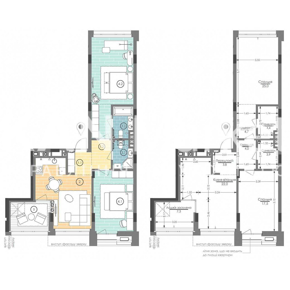 ПРОДАЖ 90,4 м2, 2-кімн квартира, ЖК UNIT.Home Юніт Хоум! БЕЗ КОМІСІЇ Київ - зображення 2