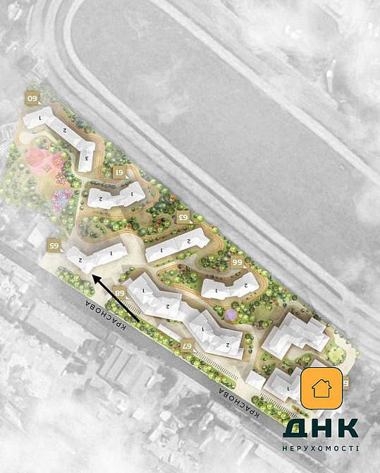 Краснова. Кадорр Сити. 65 Жемчужина. Центр. Одеса - зображення 1