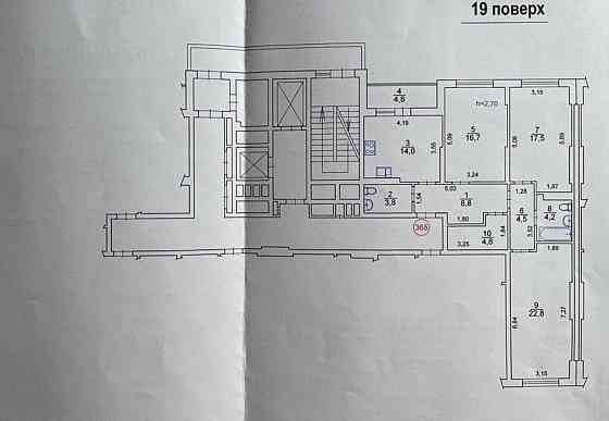 Продаж квартири 101.9м2, 3кім, 19йповерх ЖК Багговутівський Київ