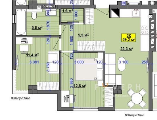 Продається 2 к квартира біля парку Шевченка Ивано-Франковск - изображение 3