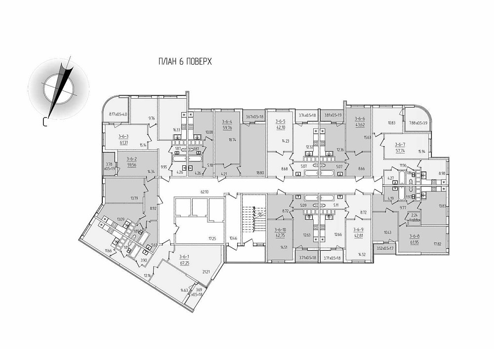 2 кімн квартира (68м) в ЖК 60 Перлина / Кадор / Краснова вул Одесса - изображение 4