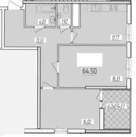 66 Перлина 2 кімнатна квартира 65кв-58000 Одесса - изображение 7